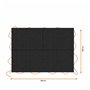 Housse pour remorque Black & Decker Noir 3 x 4 m