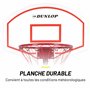 Dunlop Panier de Basket - Panier Basket avec Support - 165 a 205 CM - Extérieur - Basket-Ball