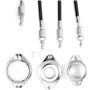 Young Wolf BMX Gyro Mountain Bike Brake Cables Front + Arrière, Upper + Lower Spinner Rotor Cable Rotor Set Comaptible