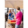 Boland 30852 - Set Bierpong, 22 gobelets et 4 balles, jeu de fête, anniversaire, jeu pour faire la fête