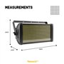 BeamZ Professional BS1000 Stroboscope LED - Blanc Froid, 963 LEDs, 4 Segments, IP65, Modes DMX, Autonome et Maître/Esclave, Prog
