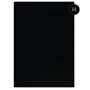 Florence Papier Aquarelle Lisse - A4 - Noir - 10 feuilles - 300 g/m² - Sketchbook pour le Dessin, la Calligraphie et la Peinture