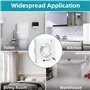 Aigostar Extracteur d'Air 120 mm, Silencieux Ventilateur de Salle de Bain, Ventilation des Salles de Bain et Toilettes, VMC pour