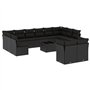 vidaXL Salon de Jardin avec Coussins 13 pcs