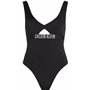 Calvin Klein Maillot de Bain Femme One Piece Dos Nu, Noir (Pvh Black), L