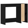 vidaXL Bureau Noir Chêne 102,5x35x75 cm en Bois d'ingénierie