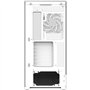 Boitier PC - ZALMAN - P40 Prism - Sans alimentation - Moyen tour - Format ATX - Blanc