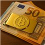 Pince à billets BTC Bitcoin - Porte-cartes plaqué or