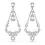 Boucles d'oreilles clip Mesmera Swarovski Chandelier Plaqué rhodium 5665827