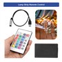 CUTULAMO Télécommande sans fil à bande lumineuse, bandes LED avec télécommande Mini 5-24V 24 touches RVB LED Réglage de la lumin