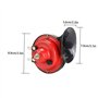 Snail Air Horn train Corne Kit Moto électrique Corne 24V 300dB super bruyants Horns pour Camions Autos Motos Bateaux Noir Rouge 