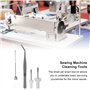 Kit D'entretien pour Machine à Coudre Brosses de Nettoyage pour Machine à Coudre Pinces Coudées et Tournevis Outils D'entretien 