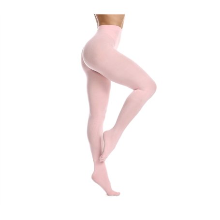 Frola Dames Collants Semi-opaques Lisses Pantalon Collant à Pieds Microfibre Souple Contour Collants de Femmes 80 DEN(S-M