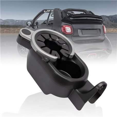 Taesayl Porte-Gobelet De Voiture Console Centrale Support De Verre pour Benz Smart W451 A4518100370
