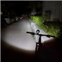 Lumière Lampe Velo LED Puissantes, Eclairage VTT Phare Vélo Rechargeable Etanche Lampe Vélo 9000 LM(7 LED 3 Modes), Kit Eclairag