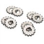 8Pcs Fraises à Tailler Les Engrenages en Acier à Grande Vitesse Involute Engrenages Outils de Coupe 14.5 ° Diamètre Intérieur 22
