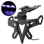Support Plaque Mt07, Kit D'Élimination D'aile De Support De Plaque D'immatriculation De Moto avec LED pour Mt-07 Fz-07 2013-2020