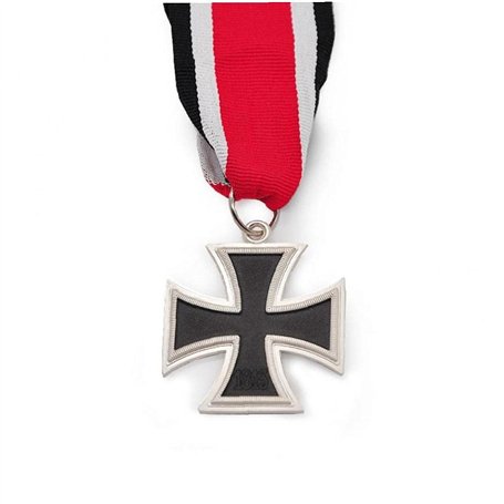 1pc Médaille Militaire WWII Guerre Allemande Croix Coin Médaille Merrit Fer Chevaliers Militaires avec Ruban Coloré