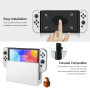 ivoler Pack de 4 Verre Trempé Compatible avec Nintendo Switch OLED Modèle 7 Pouces Modèle 2021, avec Kit Installation Offert, Fi