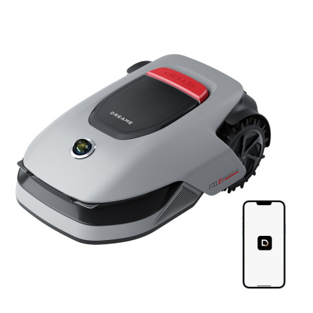DREAME A1 Pro Tondeuse robotisée Intelligente, Tondeuse à Gazon robotisée sans Fil périmétrique, 2000 m², Contrôle Via App, Omni