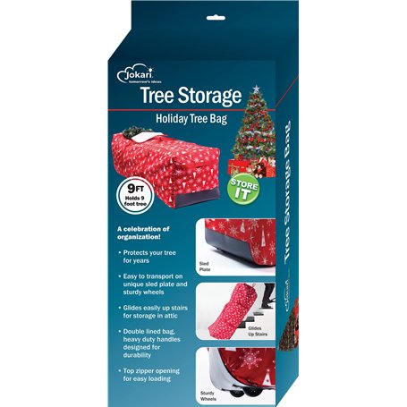 Jokari Sac de rangement décoratif pour sapin de Noël de 2