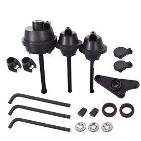 Kit de réparation AISENPARTS pour régleur de volet d'air de collecteur d'admission 2721402401 Convient pour Mercedes-Benz M272 M