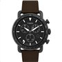 Timex Men's Chronographe Quartz Montre avec Bracelet en Cuir TW2U02100