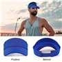 FCHUI Casquette pare-soleil – Casquette de baseball pour femme et femme, longue visière plus épaisse, bandeau réglable pour le g