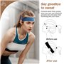 15 Pièces Bandeau Cheveux Femme Sport,Bandeau Flexibilité Serre Tete Antidérapant Headband Running Élastiques Sportifs Accessoir