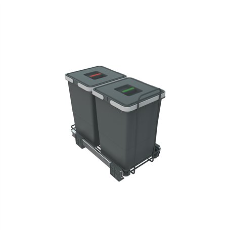 Elletipi PF01 34A2 Poubelle différenciée extractible pour Base