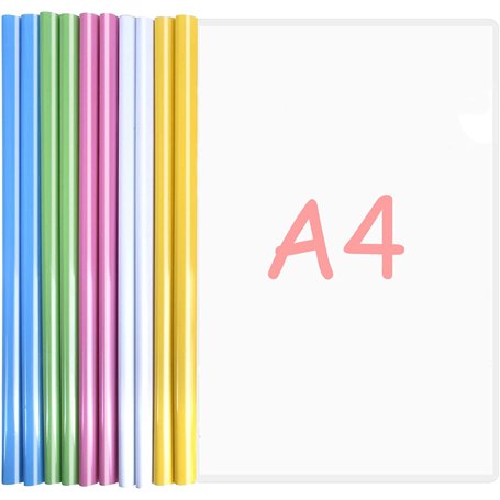 MIVIDE 30pcs Dossier Coulissante Plastique