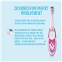 Jordan ® | Step 2 Brosse à dents pour enfants | Brosse à dents pour enfants de 3 à 5 ans | Poils souples, double poignée ergonom