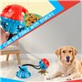 Jouets de Balle de Jouet de Chien avec Ventouse, Jeu Multifonctionnel avec Corde Elastique, Boule/Balles à Mâcher de Dents pour