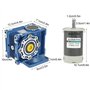 Moteur à engrenage à vis sans fin, CC 12V / 24V 120W RV40 Reduction15K Vitesse du moteur à engrenage à vis réglable CW/CCW avec 
