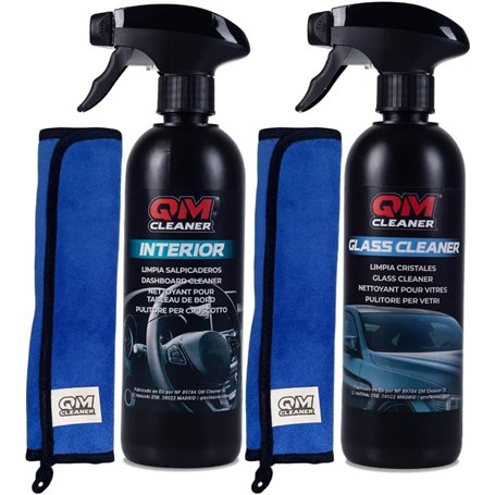 QM Cleaner Kit de nettoyage de véhicule nettoie le tableau de bord