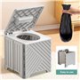 Pliante Toilettes pour Enfants, Siège de Pot de Bébé Portable, Pot de Voyage Portable pour Enfant, Pot de Voyage Intérieur Extér