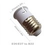 Ampoule LED Base Douille E26 à B22 Lamp Holder Converter