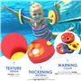 HOTENEAIRE Lot de 6 disques flottants en mousse EVA pour bras de natation pour enfants et bébés