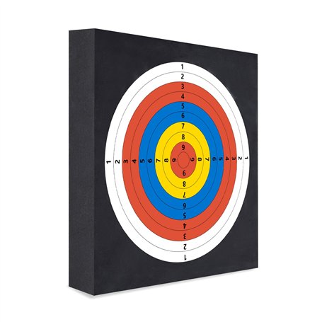 Fiita Eva Stronghold Cible 50 x 50 x 5 cm – Tapis de piège en mousse résistant aux intempéries pour arcs jusqu'à 20 lbs – Cible