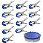 Golgner Lot de 12 pinces en métal pour piscines hors-sol