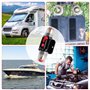 30A Auto Disjoncteur, Auto Disjoncteur Protection De Voiture 12V-24V DC, Auto Disjoncteur pour Voiture avec Commutateur Manuel d
