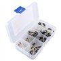 HALJIA 90PCS 10Valeur (1N4007~10A10) Assortiment de diodes de redressement dans boîte transparente