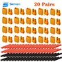 Senven 20 paires de prises mâles XT30 de haute qualité, prises circulaires mâles XT30 - connecteurs à courant élevé pour adaptat
