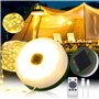 BARAKYEG Guirlande lumineuse Solaire de Camping