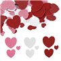 Lot de 300 autocollants en forme de cœur
