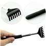 Gratte-dos télescopique, Scratcher arrière Acier Inoxydable, Grattoir à dos, Extendable Telescope Backscratcher pour se gratter 