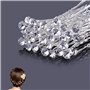 30pcs Pince à cheveux de diamant en forme de U