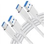Cable USB Type C 2M 2M Chargeur pour Samsung Galaxy A13 A14 A54 A51 A71 A52 A72 A23 5G A12 A02S M13 A40 A20E A04S S8 S9 Plus A02
