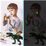 Leesgel Tatouage Enfant Garçons, 120 Pièces Tatouages Temporaires Dinosaure Lumineux Pour Enfants, Décoration fête d'anniversair