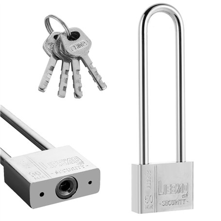 Yaolmkcovs Cadenas d'extérieur robuste à anse de 16